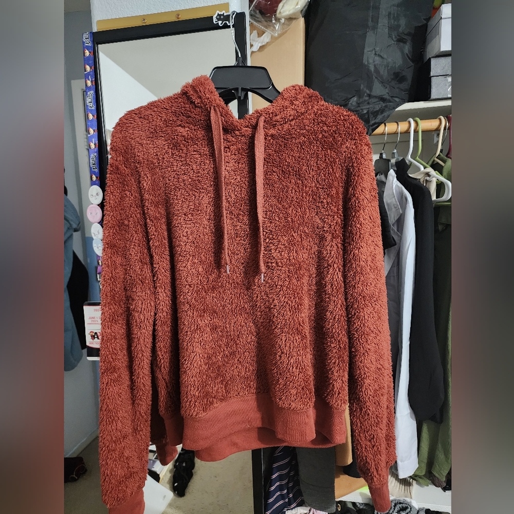 Fifth Sun Fuzzy Pullover Hoodie